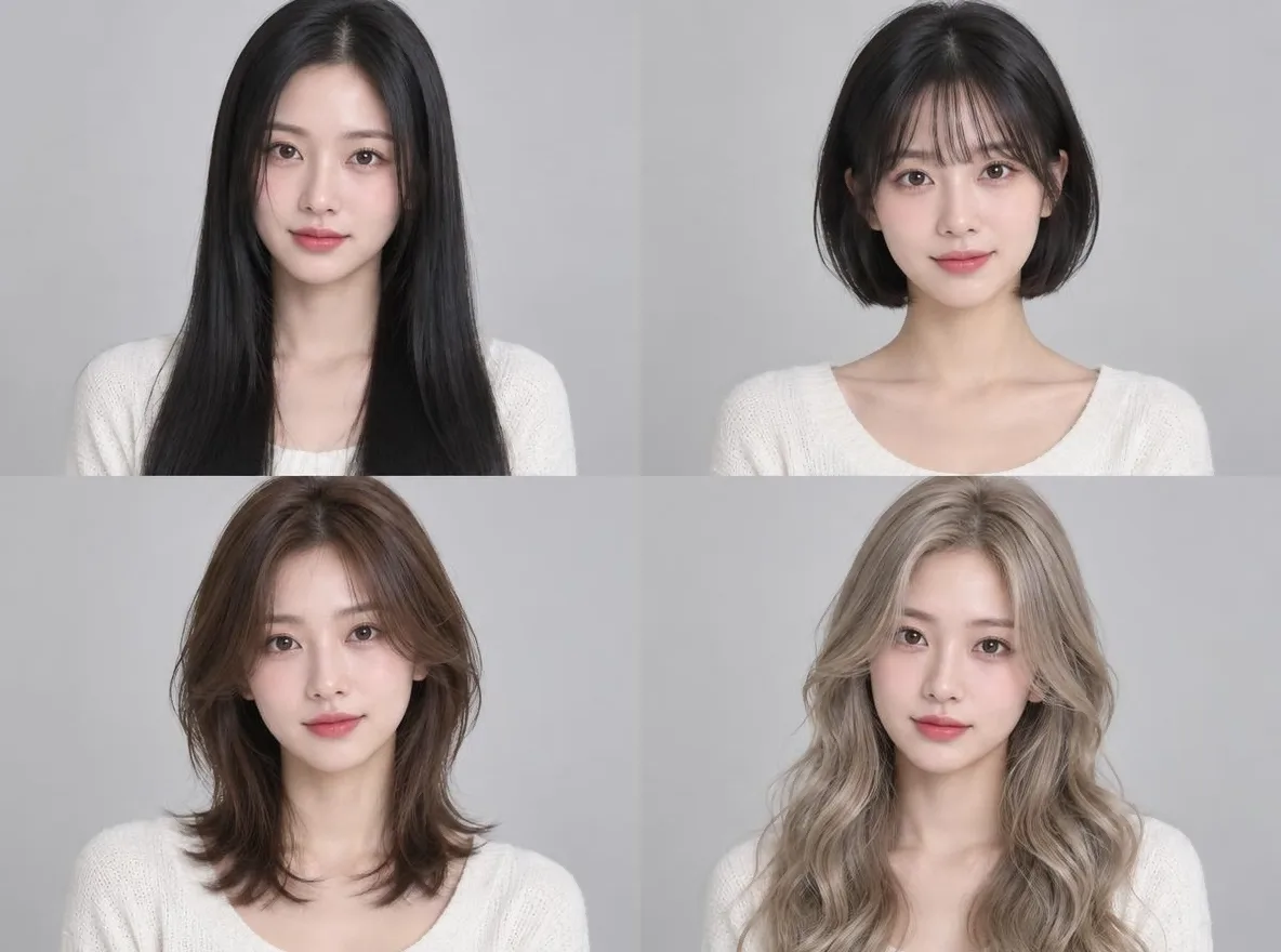 AI 헤어스타일 체험 — 어울리는 머리 찾기